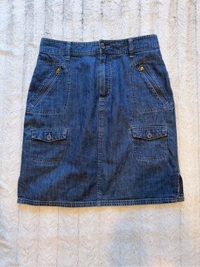 Columbia denim skirt